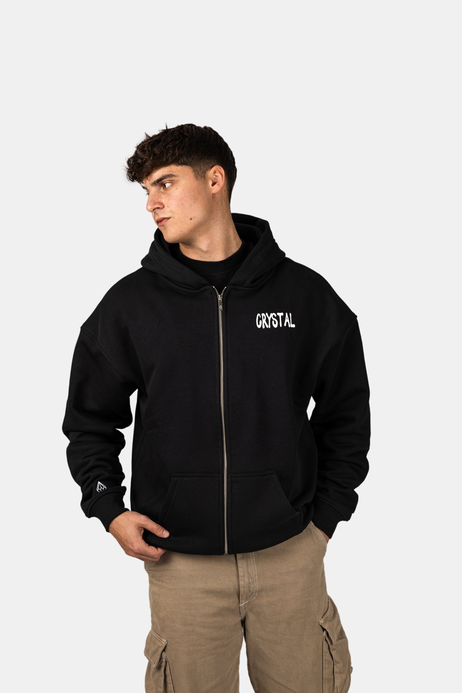 Spray Oversized ZIP-Hoodie