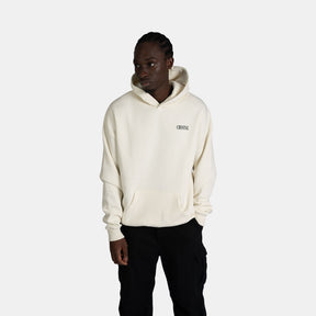 Oversized Face Hoodie Coconut