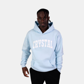 Oversized College Hoodie Ice Water