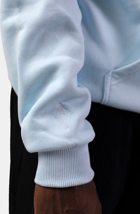 Patch Oversized Zip-Hoodie
