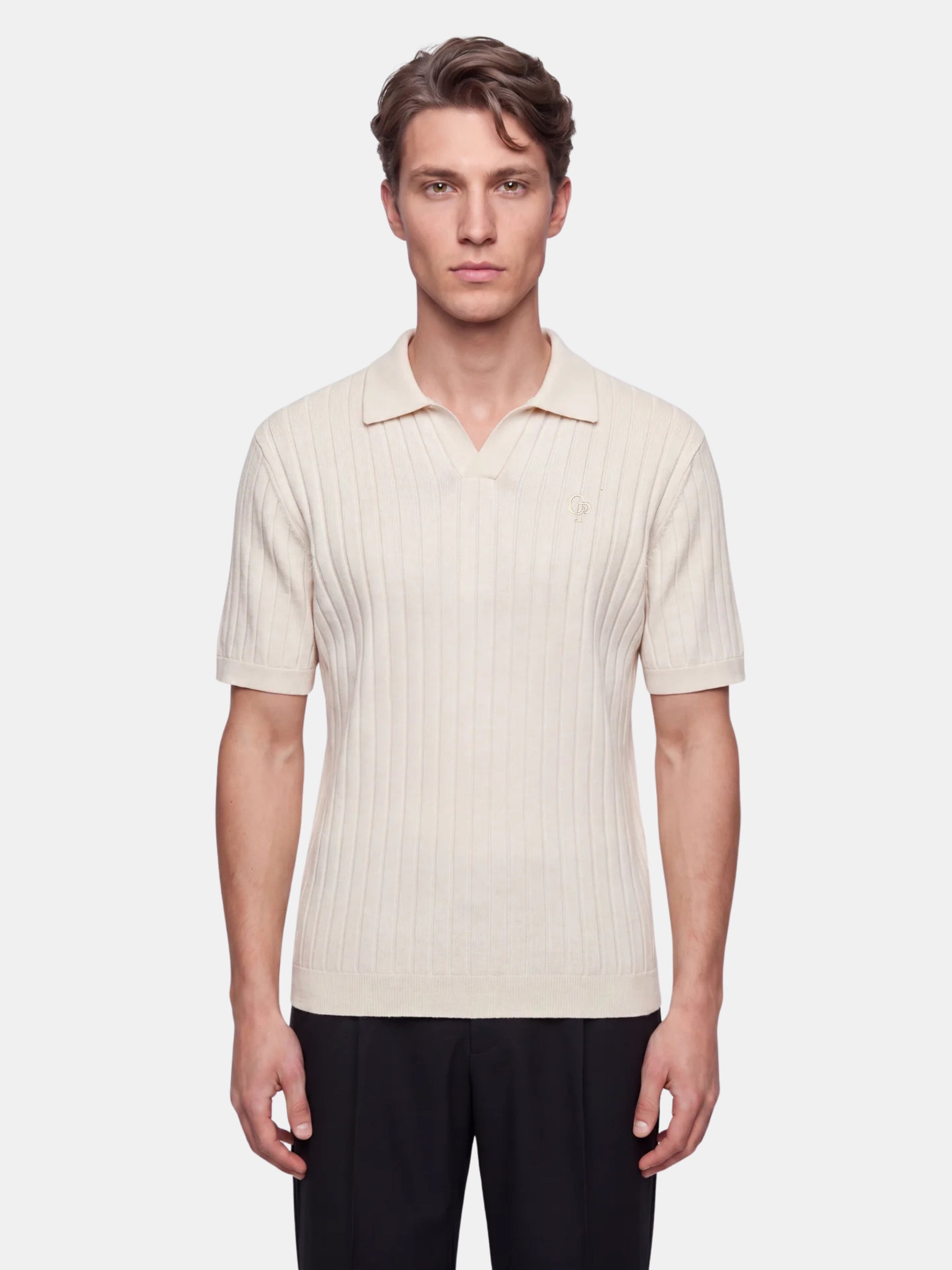 Roux Ribbed Polo