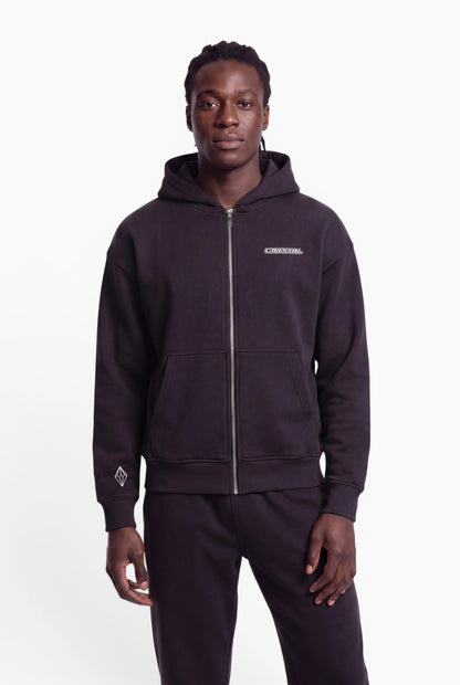 Core Zip Oversized Zip Hoodie