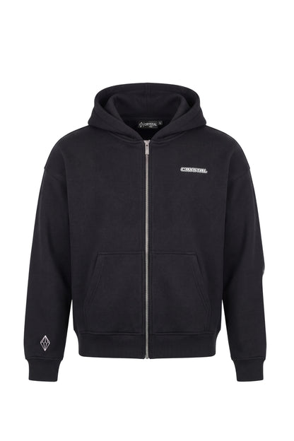 Core Zip Oversized Zip Hoodie