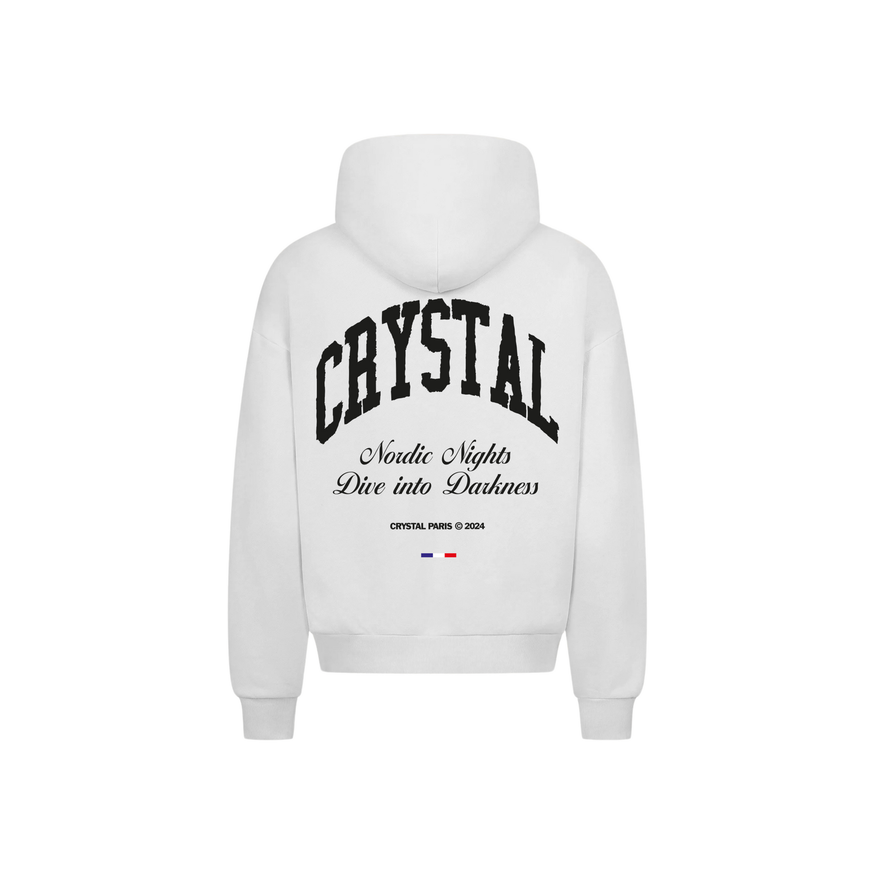 Oversized Nordic Hoodie White