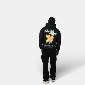 Oversized Peaches Hoodie Black