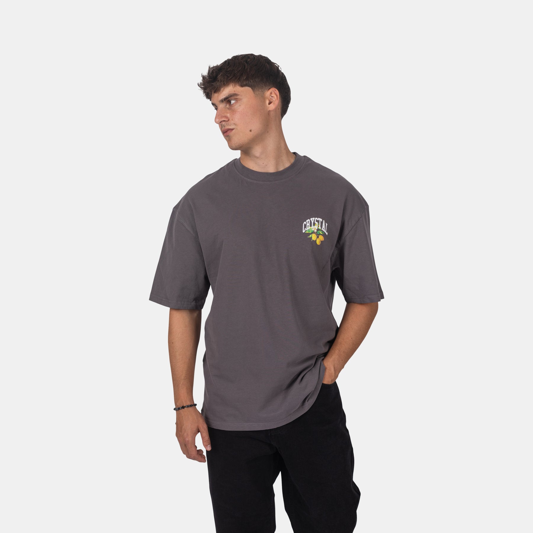 Polo T-Shirt Volcano Grey