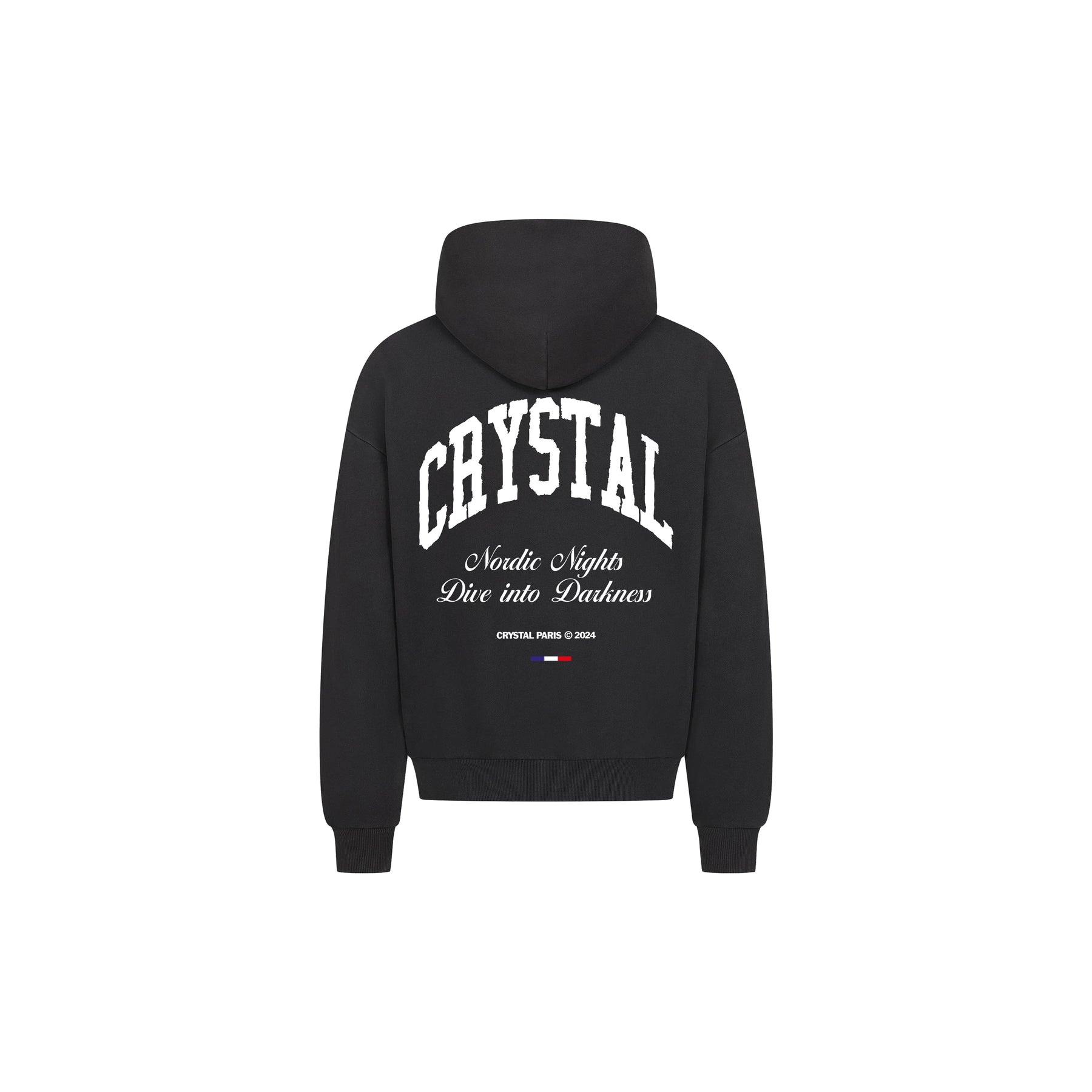 Oversized Nordic Nights Hoodie Black